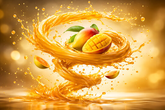 Refreshing summer drinks featuring mango juice mango thickshake and aamras bursting with tropical flavor sweetness and cooling hydration for hot days