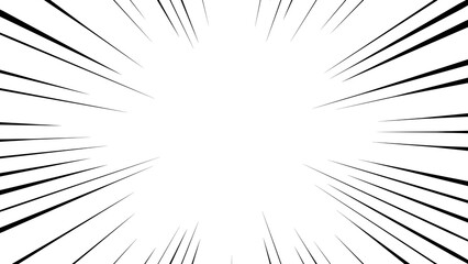 Uniform radial focus lines, circular speed burst, comic action background, illustation © Photography Mahi