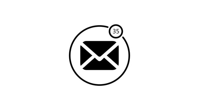 Minimalist image featuring a curved line a dot and another small circle