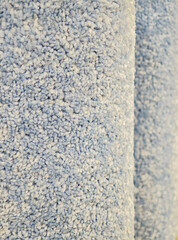 Fototapeta premium The texture of the carpet is blue. Medium pile