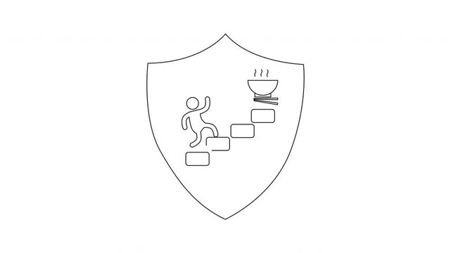 Safety First - Preventing Accidents with Hot Food and Stairs.