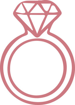 diamond ring doodle