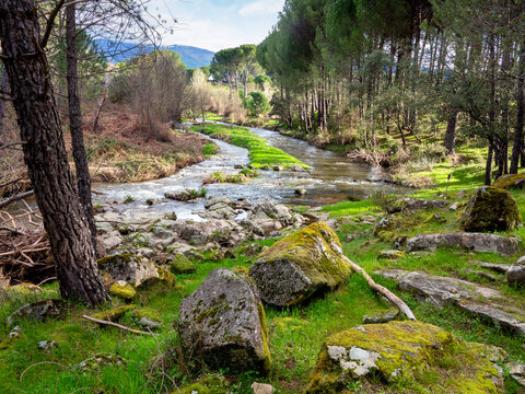 Rio Tietar a finales de invierno