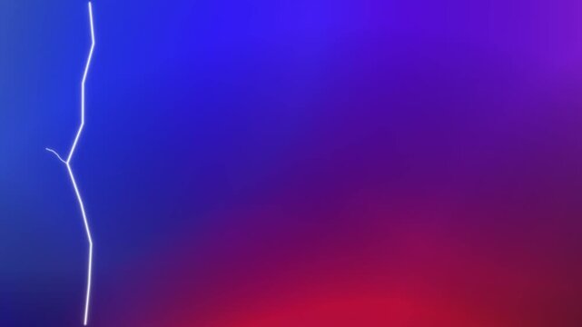 Abstract bright lightning bolt design element against colorful gradient background adding dynamic energy and modern aesthetic