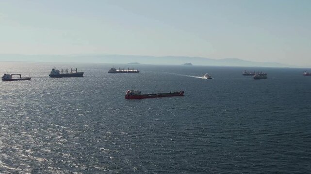 oil ship in sea, strait, of, hormuz, video