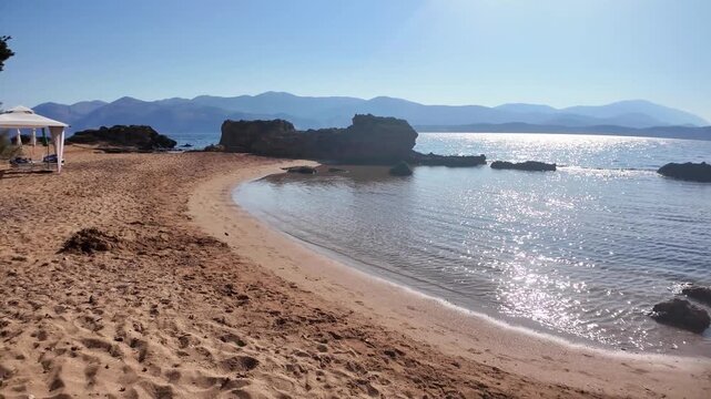 Amazing view of Lepeda Beach, Cephalonia, Ionian Islands, Greece