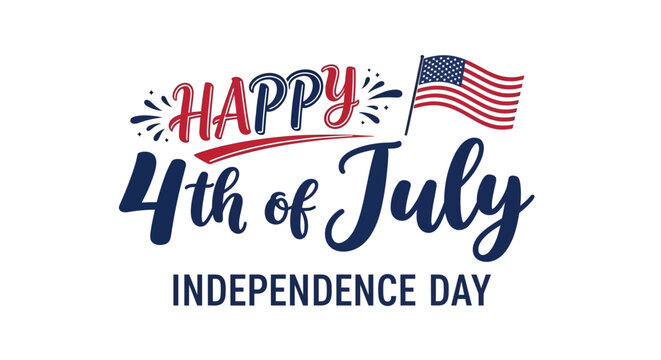 Happy 4th of july independence day celebration