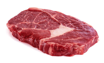 Fototapeta premium Raw wagyu beef steak isolated