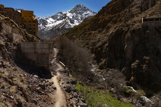 Bergdorf Imlil, Marrakesch, Marokko < english> Imlil mountain village, Marrakesh, Morocco