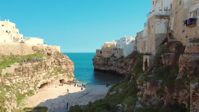 Polignano a Mare, costal village in the salento Region of Italy