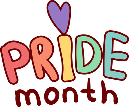 Happy Pride Month LGBT Graphic