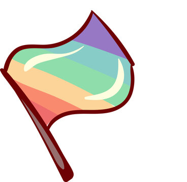 Rainbow Flag Illustration