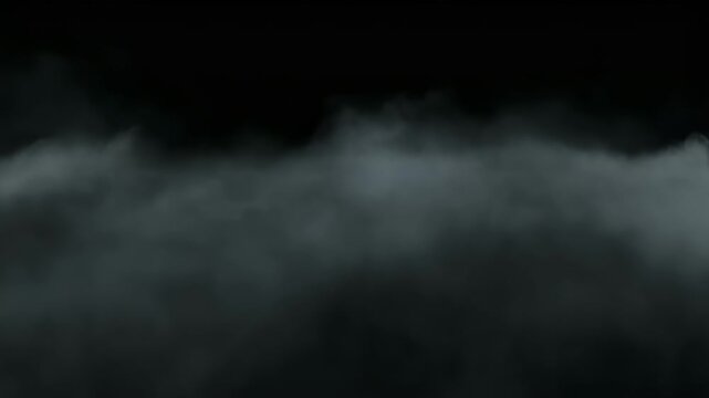 Dark stormy night with thick clouds gathering in the sky