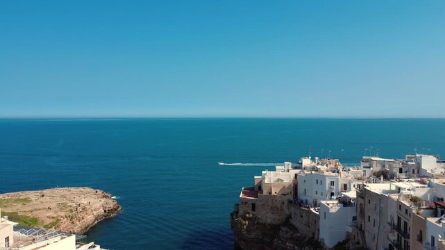 Polignano a Mare, costal village in the salento Region of Italy