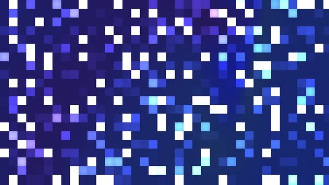 Blue pixelated pattern radiates digital energy. Abstract design evokes modern technology and innovation. Suitable for websites, apps, or digital branding projects. Vibrant hues convey futuristic