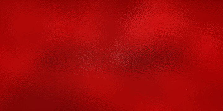 Red foil paper decorative texture background for artwork. Metallic red background foil paper for Christmas background wrapping paper design for Christmas gift, shiny vintage grunge background texture.