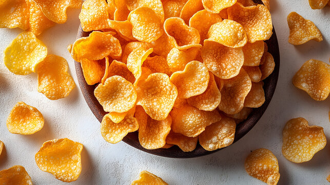 corn flakes background
