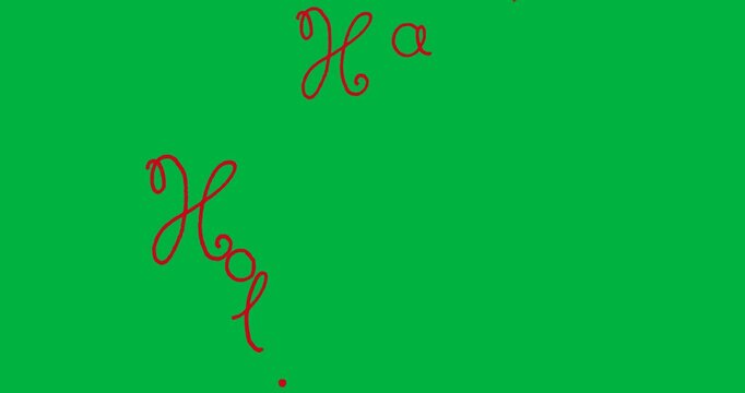 Digital animation of happy holidays text banner against black background