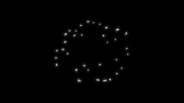 Cartoon FX Flash with Explosion, Energy Slash, Liquid Splash and Star Glitter Particles Combined with Flash Effects and Dynamic Motion Graphics Animation black Background,4k