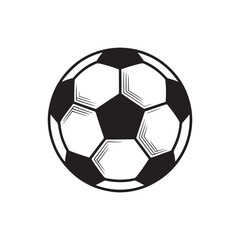 Fototapeta premium Sports Ball Symbol Clean Vector Icon