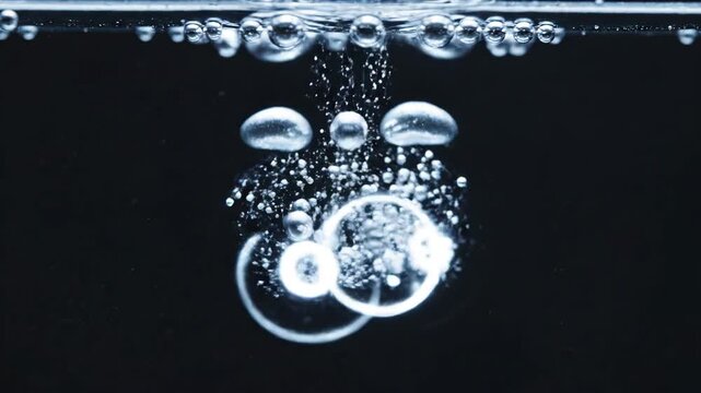 Molecular Hydration Bubbles in Dark Clinical Liquid Medium