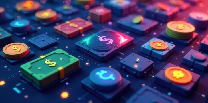 Checkerboard pattern, flat internet money icons , euro, design, icon