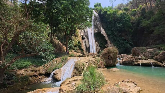 Anisakan Waterfall (Dat Taw Gyaint) at Pyin Oo Lwin in Myanmar