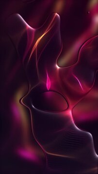 Vibrant and dynamic vertical liquid background with fluid morphing glossy blob shapes and a smooth gradient of warm glowing colors. Full HD looping animation ideal for branding and abstract concepts.