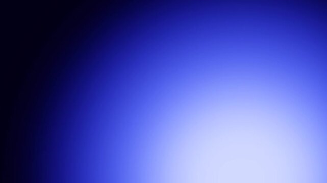 Blurred glowing blue gradient circle wave minimal abstract background animation