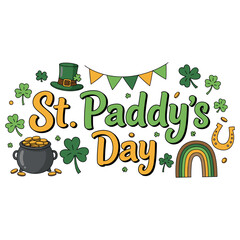 Obraz premium St Patrick’s Day typography design