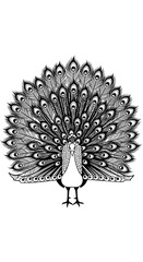 Fototapeta premium Hedgehog in the snow on a clean white background in a simple illustrated style