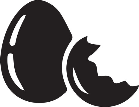 Broken Egg Shell Icon