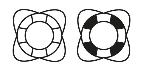 Life buoy icon graphic vectors for website design © Zandra