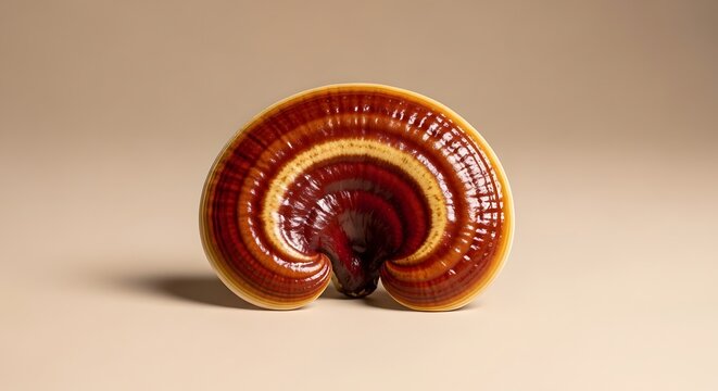 snail shell on black background