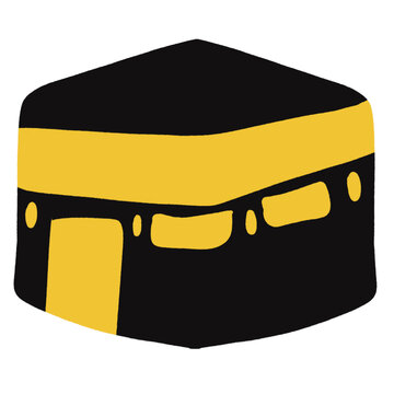 yellow kabah mecca