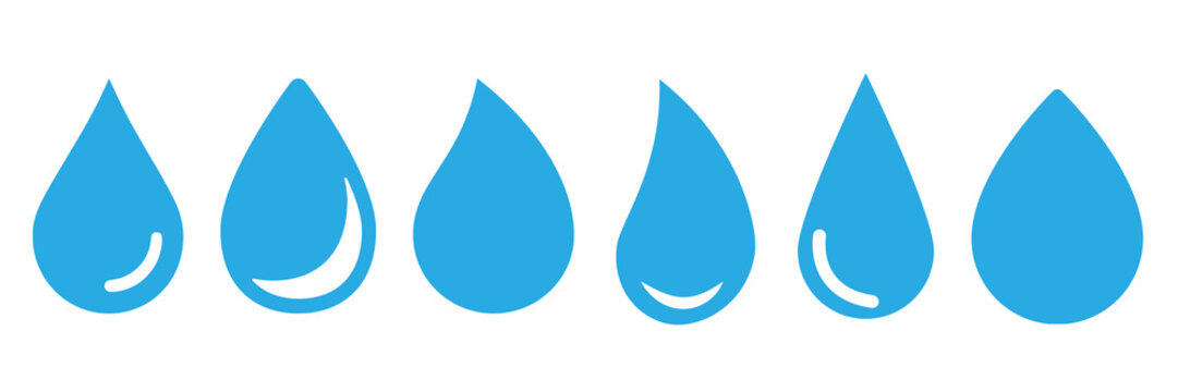 blue water drop