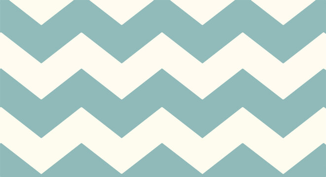 zigzag chevron pattern teal cream abstract background geometric texture