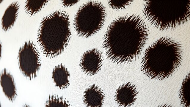 Close-up of an Appaloosa horse's coat with dark circular spots.
