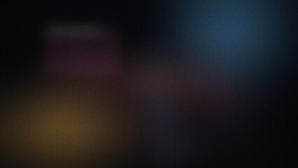 Obraz premium Dark abstract background, featuring a grainy, texture with soft, diffused light in, amber, maroon, and, cool blue hues