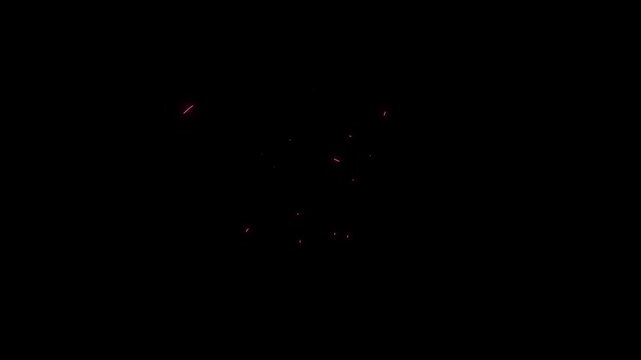 Neon kidneys anatomy animation red glowing medical loop background