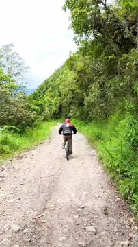 Biking Down the North Yungas Road "Death Road" in Bolivia