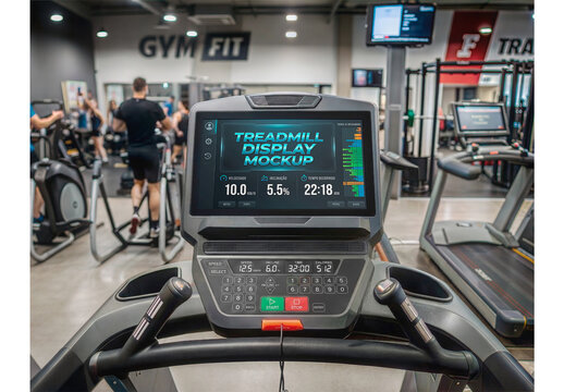 Treadmill Display Mockup