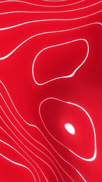Red neon Oil lava paints abstract animated video, background color red illustration animation.