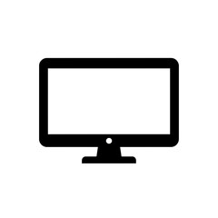 Fototapeta premium A black and white illustration of a computer monitor