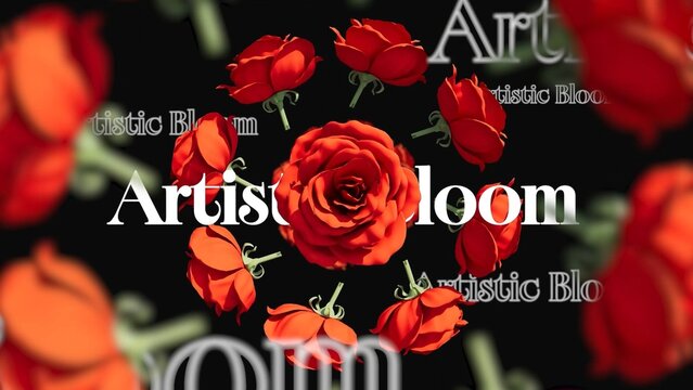 3D Floral Bloom Intro