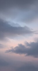 Fototapeta premium Cloudy Sky at Sunset Soft Light Nature Background