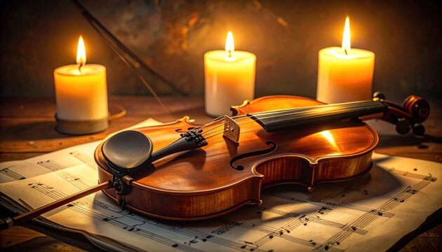 Violin candles