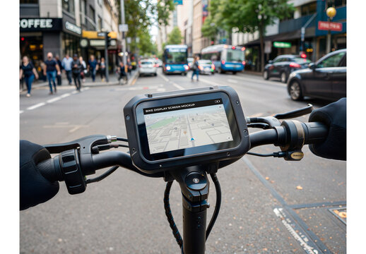 Bike Display Screen Mockup