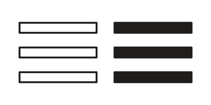 Bulleted list icon for graphic and web projects