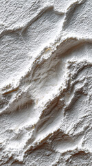 Obraz premium Textured white powder surface